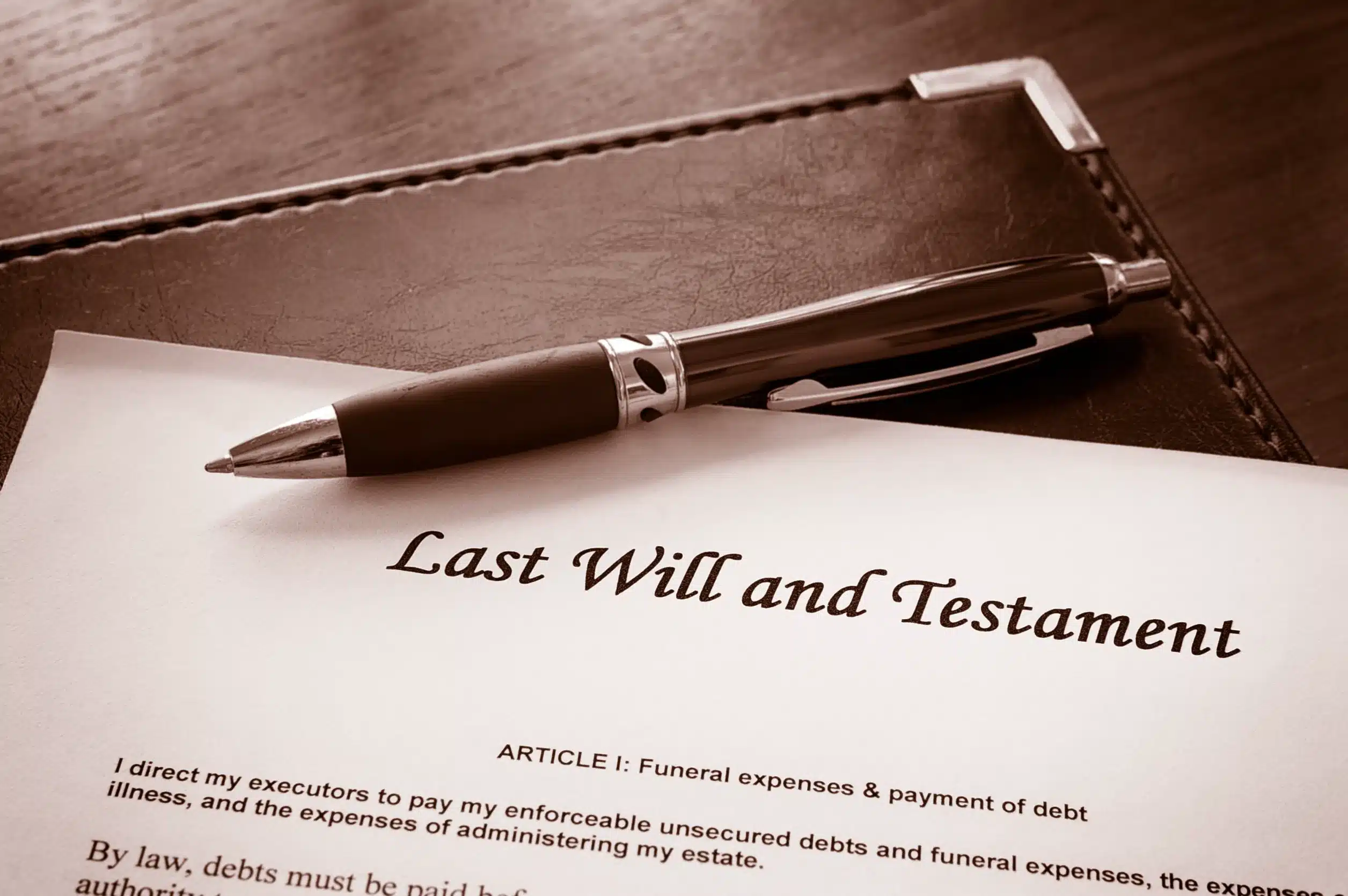 last will and testament